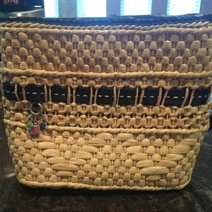 Brighton straw purse